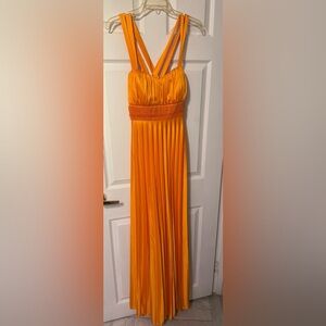 Sequin Hearts Vintage Maxi Beaded Dress Large